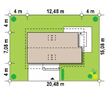 Минимальные размеры участка для проекта Z71