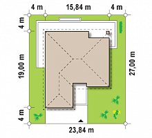 Минимальные размеры участка для проекта Z199